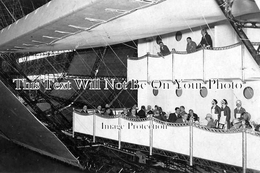 BF 694 - R100 The Sum Deck, R100 Airship, Cardington, Bedfordshire