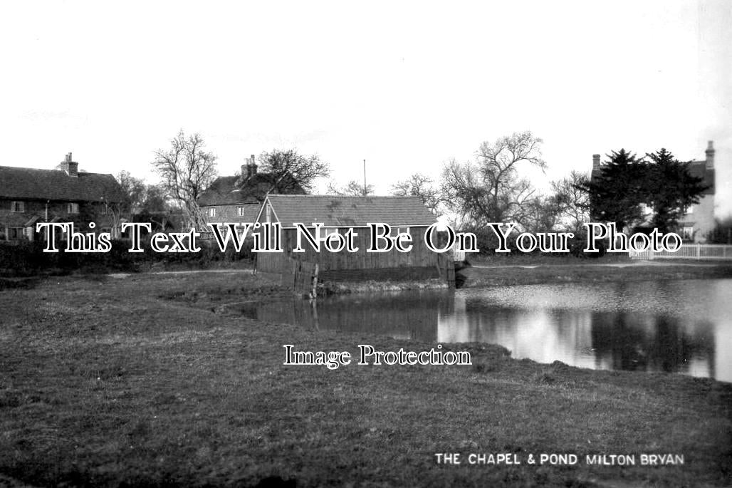 BF 793 - Milton Bryan Chapel & Pond, Bedfordshire