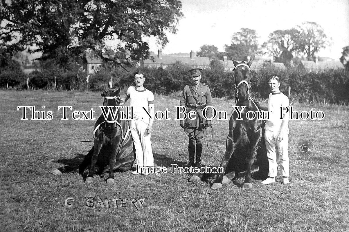 BF 856 - C Battery Horse Mounted Regiment, Luton, Bedfordshire 1918