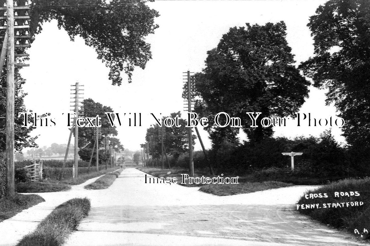 BF 877 - Cross Roads, Fenny Stratford, Bedfordshire c1905