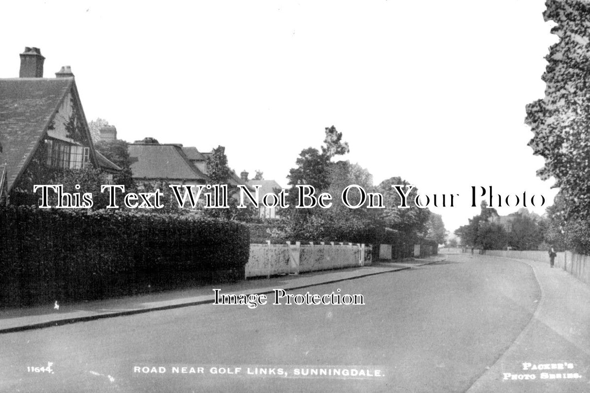 BK 1124 - Road Near Golf Links, Sunningdale, Berkshire