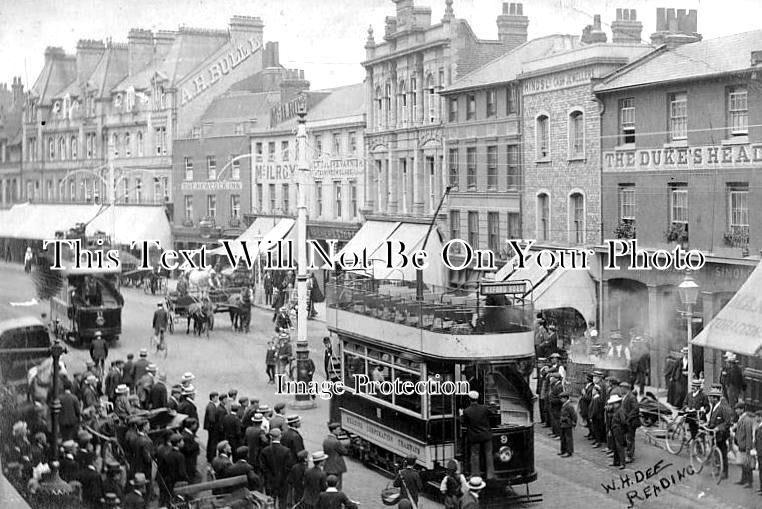 BK 1163 - Dukes Head Inn, Broad Street, Reading, Berkshire c1903