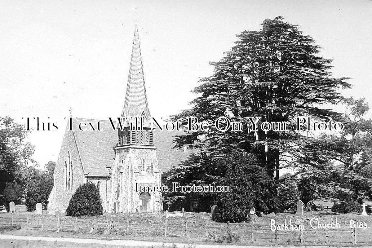BK 1229 - Barkham Church, Berkshire