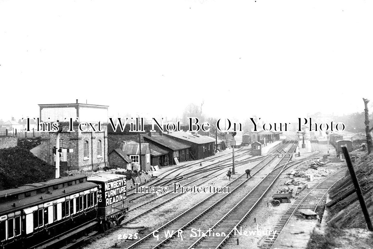 BK 1282 - Newbury Railway Station, Berkshire c1908