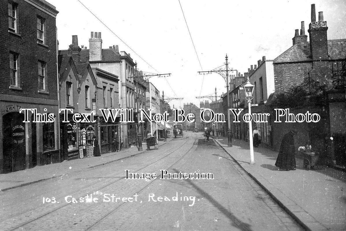 BK 1293 - Castle Street, Reading, Berkshire c1916