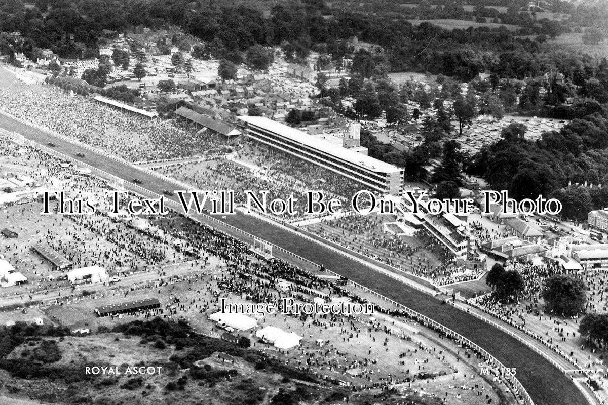 BK 1338 - Aerial View Of Royal Ascot, Berkshire