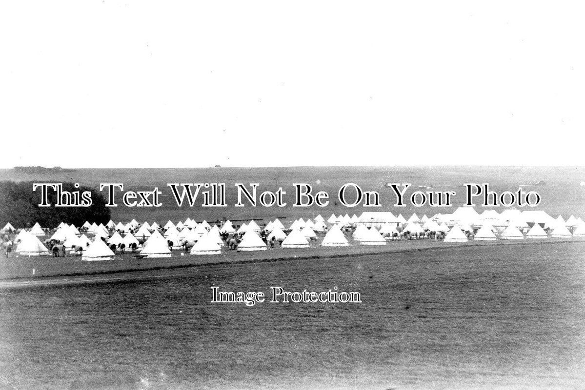 BK 1372 - Churn Military Camp, Churn Down, Berkshire 1908