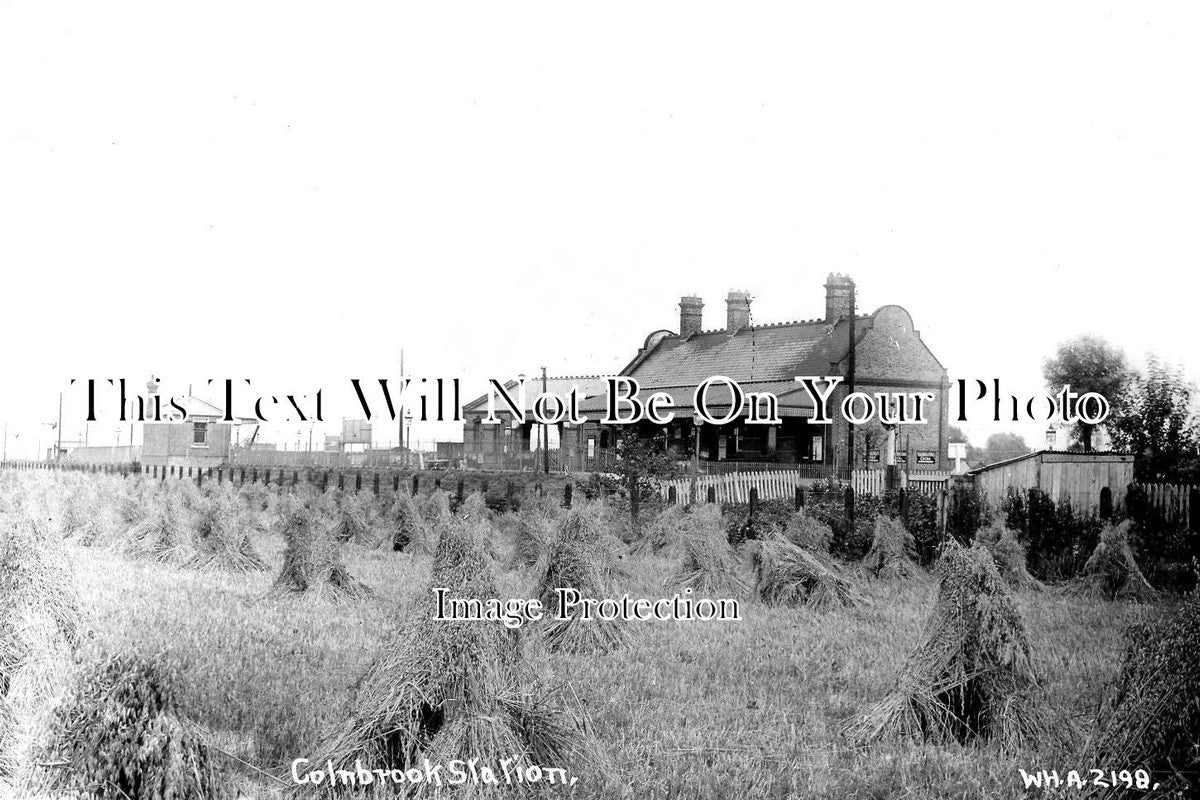 BK 1374 - Colnbrook Railway Station, Berkshire c1916