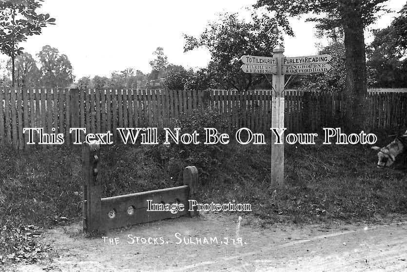 BK 1409 - The Stocks, Sulham, Berkshire c1916