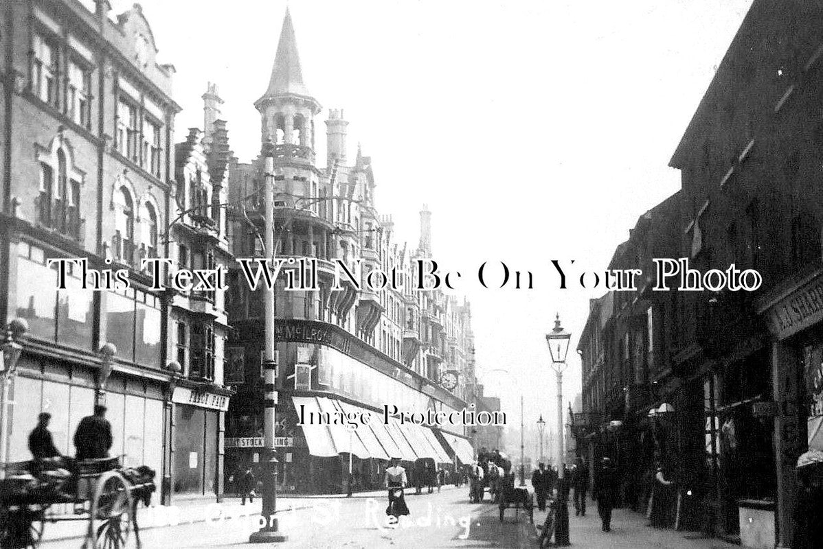 BK 1416 - Oxford Street, Reading, Berkshire c1910