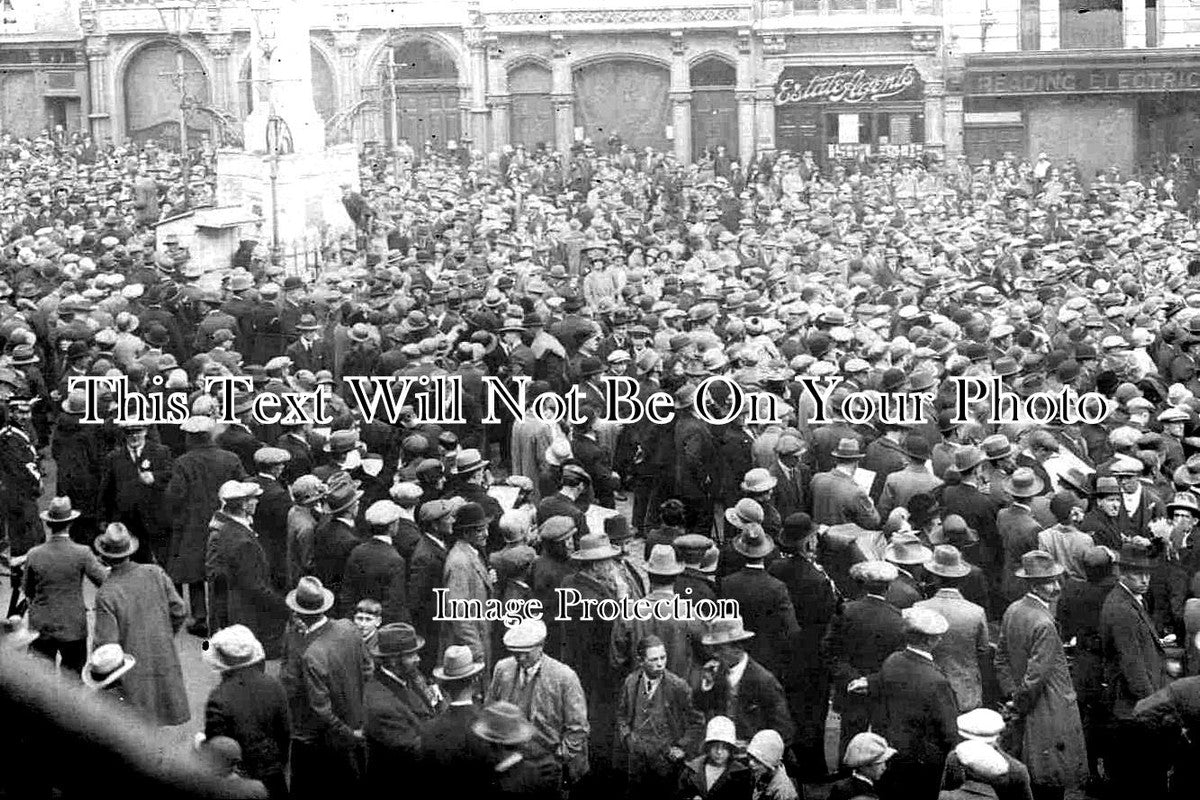 BK 1431 - King George V Visit To Reading, Berkshire 1918