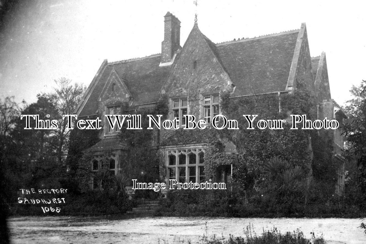 BK 1480 - The Rectory, Sandhurst, Berkshire c1920