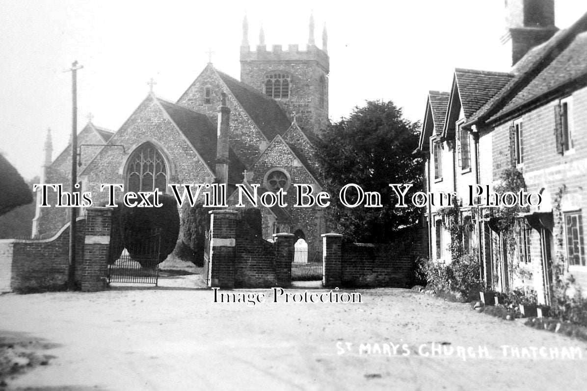 BK 1487 - St Marys Church, Thatcham, Berkshire c1932