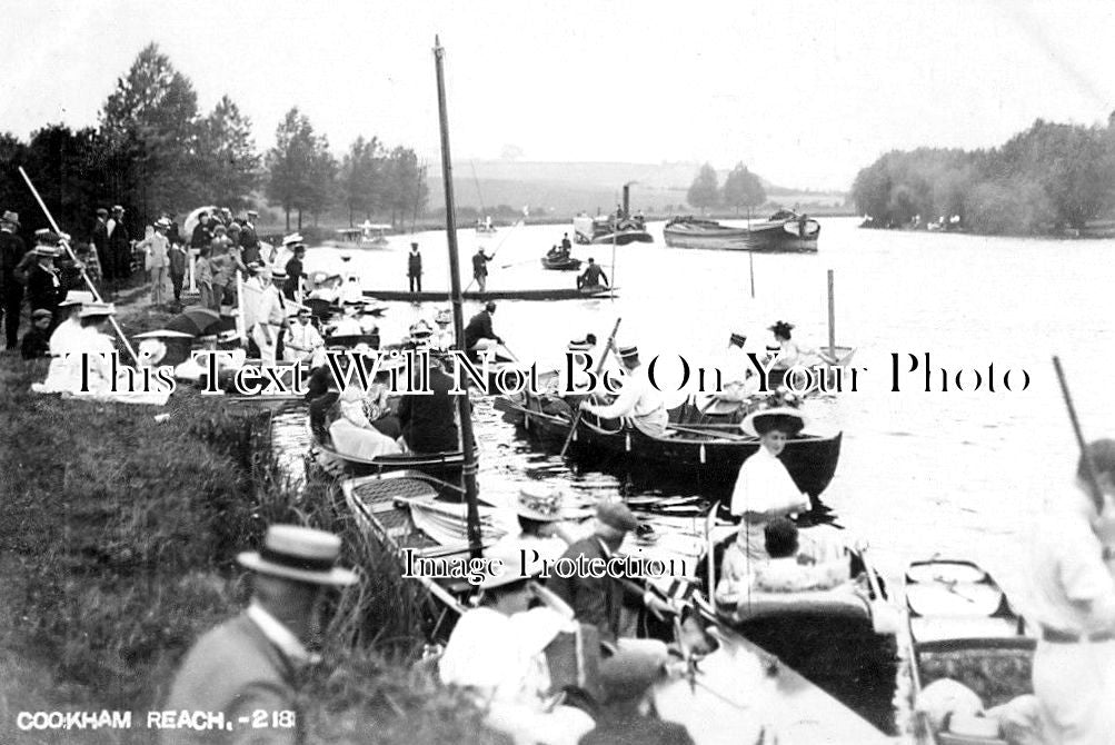 BK 1488 - Cookham Reach, Berkshire c1908