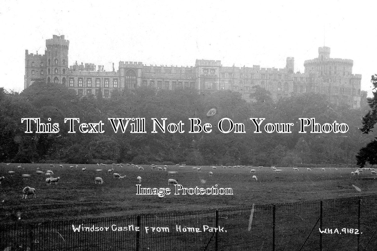 BK 1522 - Windsor Castle From Home Park, Berkshire