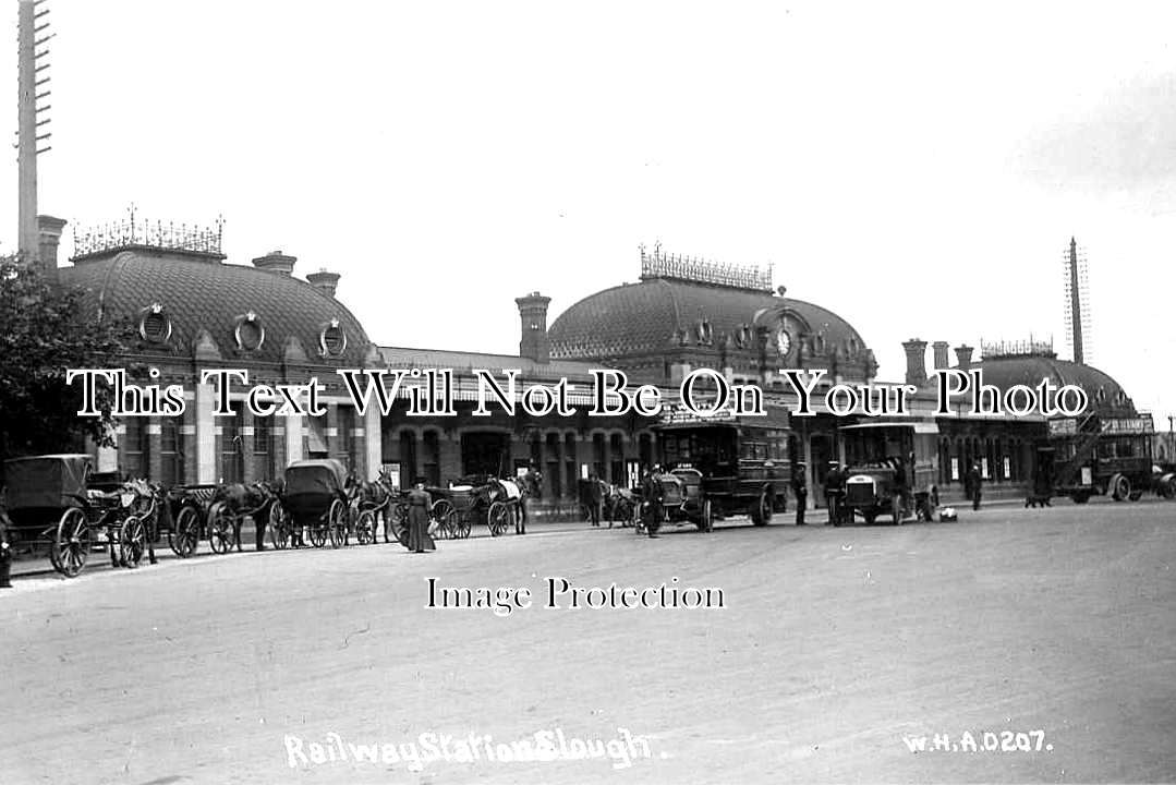 BK 1529 - Slough Railway Station, Berkshire c1915