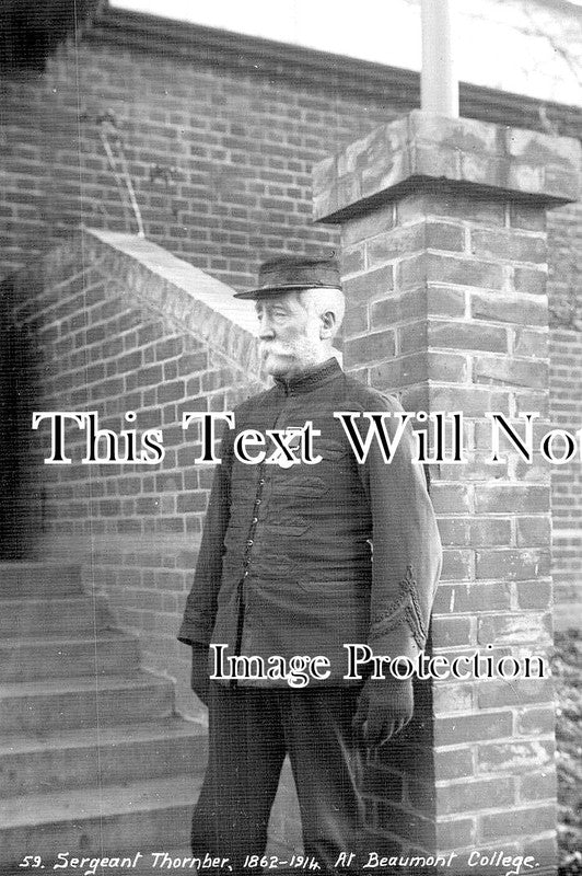 BK 1566 - Sergeant Thornber, Beaumont College, Windsor, Berkshire 1862-1914