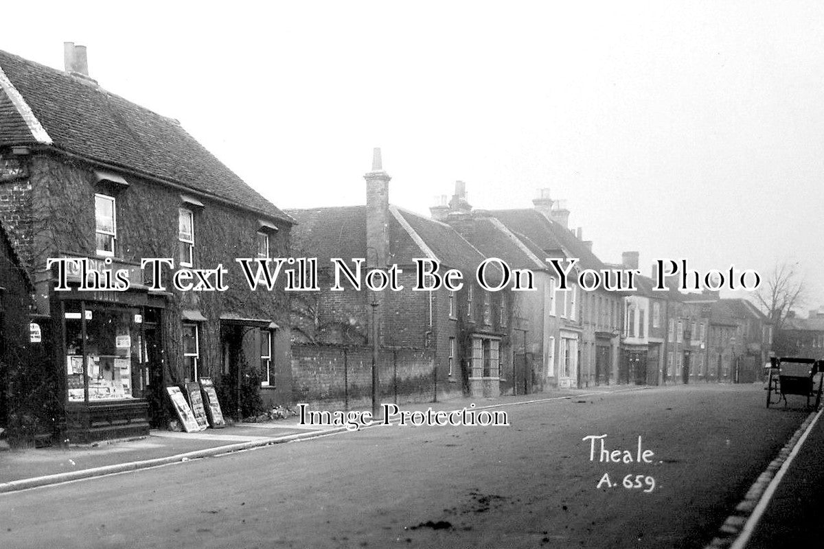 BK 1595 - Youngs Newsagents, High Street, Theale, Berkshire c1918