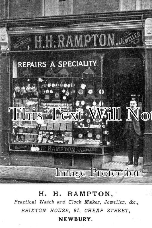 BK 1652 - Rampton Watch Maker, Cheap Street, Newbury, Berkshire