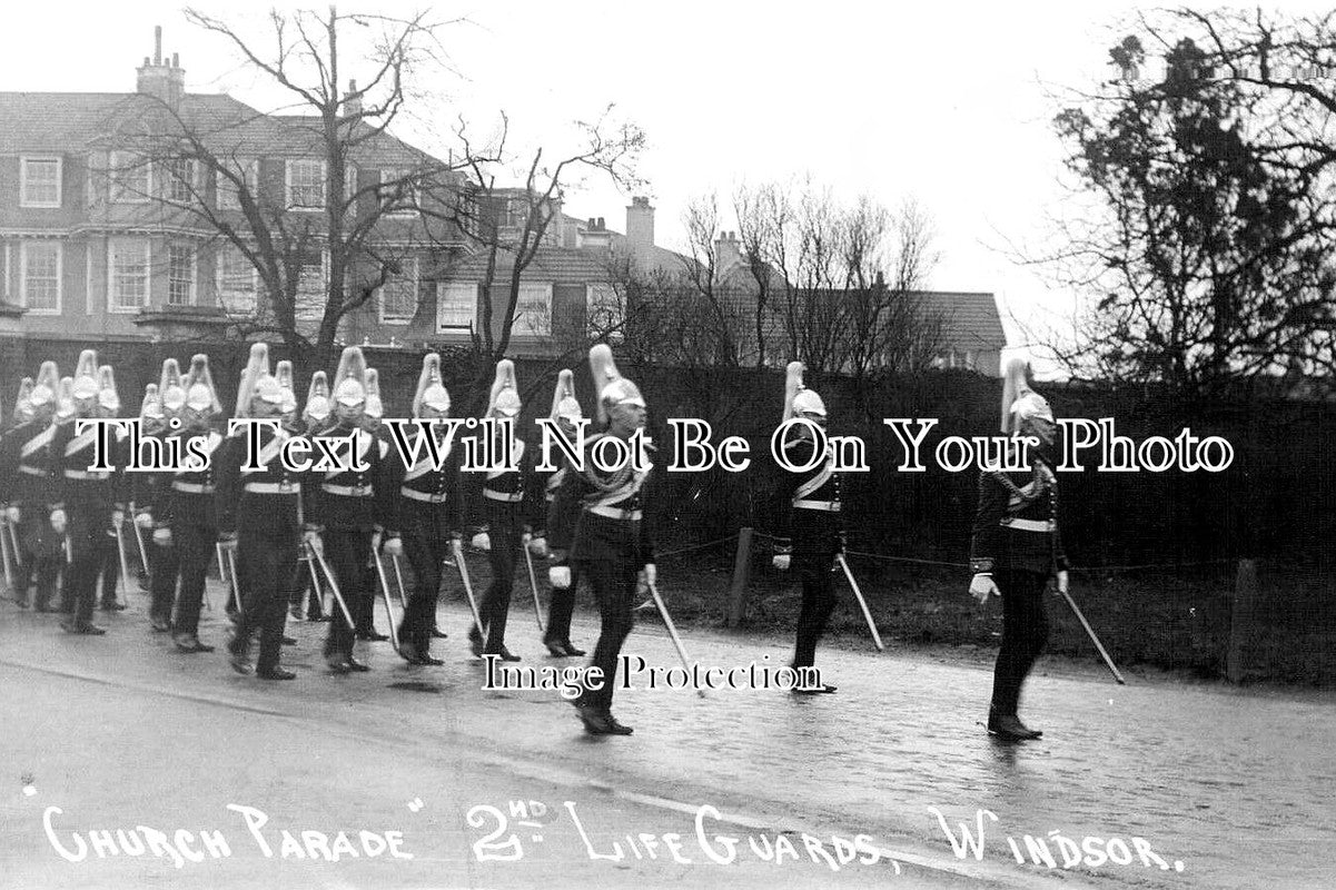 BK 1671 - Windsor Church Parade, 2nd Life Guards, Berkshire