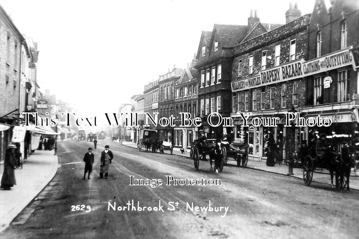 BK 1682 - Northbrook Street, Newbury, Berkshire c1910