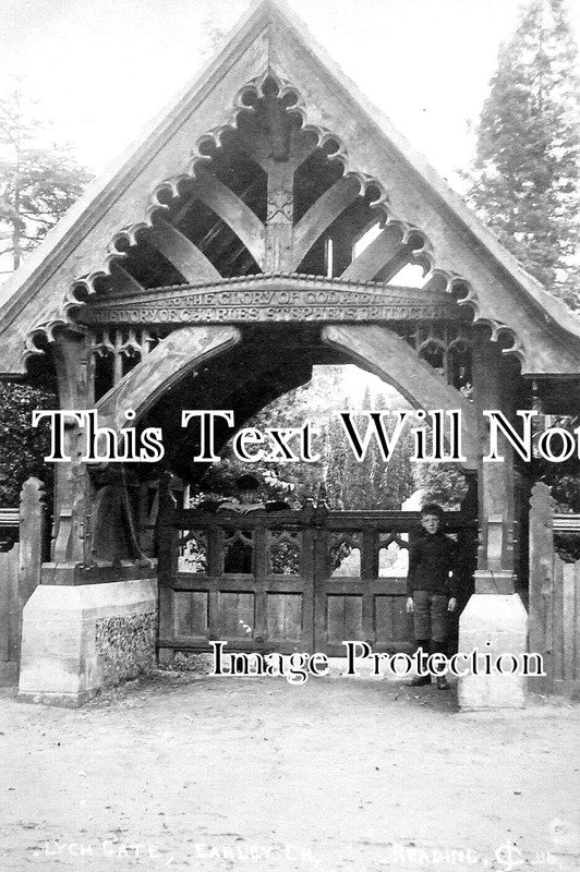 BK 1718 - Lych Gate, Earley, Berkshire c1912