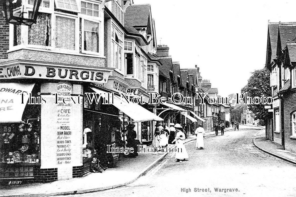 BK 1782 - High Street, Wargrave, Berkshire c1914