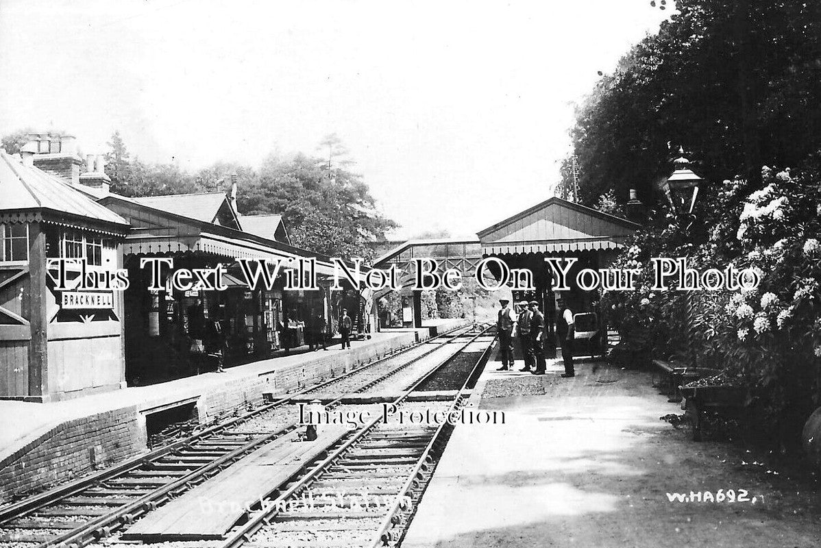 BK 1814 - Bracknell Railway Station, Berkshire c1916