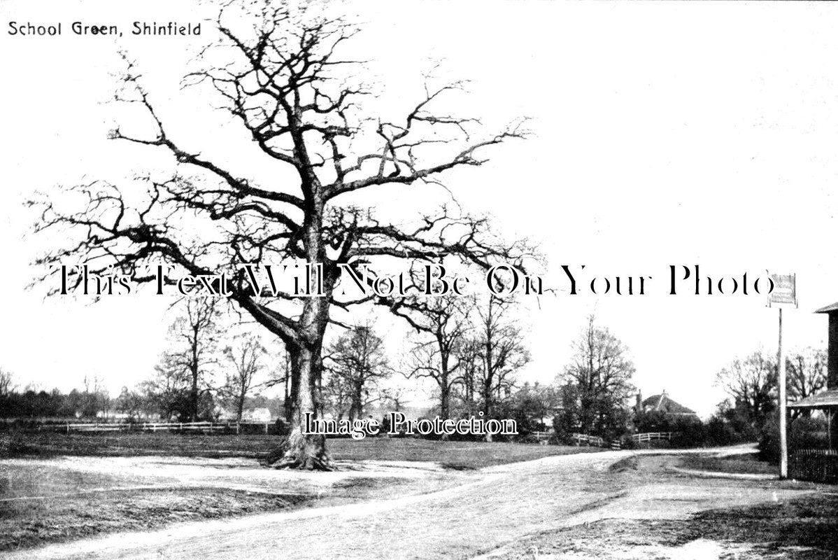 BK 1832 - School Green, Shinfield, Berkshire c1908