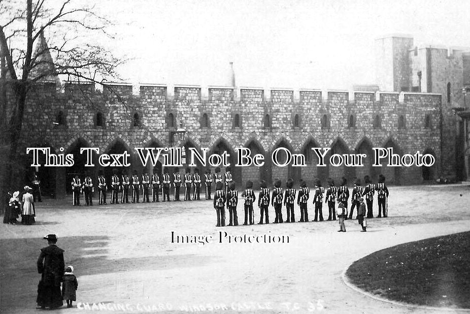 BK 1861 - Changing The Guard, Windsor Castle, Berkshire