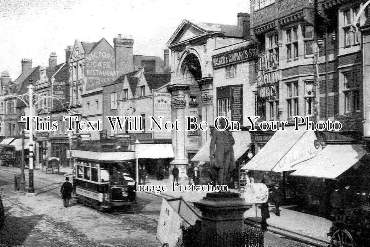 BK 1873 - Broad Street, Reading, Berkshire c1913