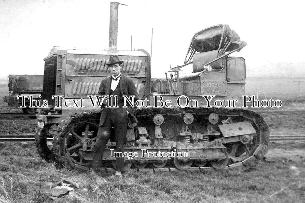 BK 1923 - J Easton Of East Hendred Catterpillar Tractor, Berkshire