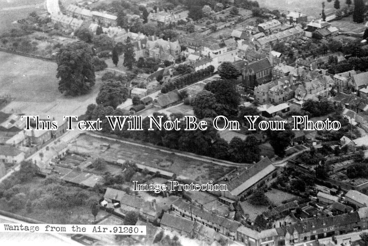 BK 1942 - Wantage From The Air, Berkshire