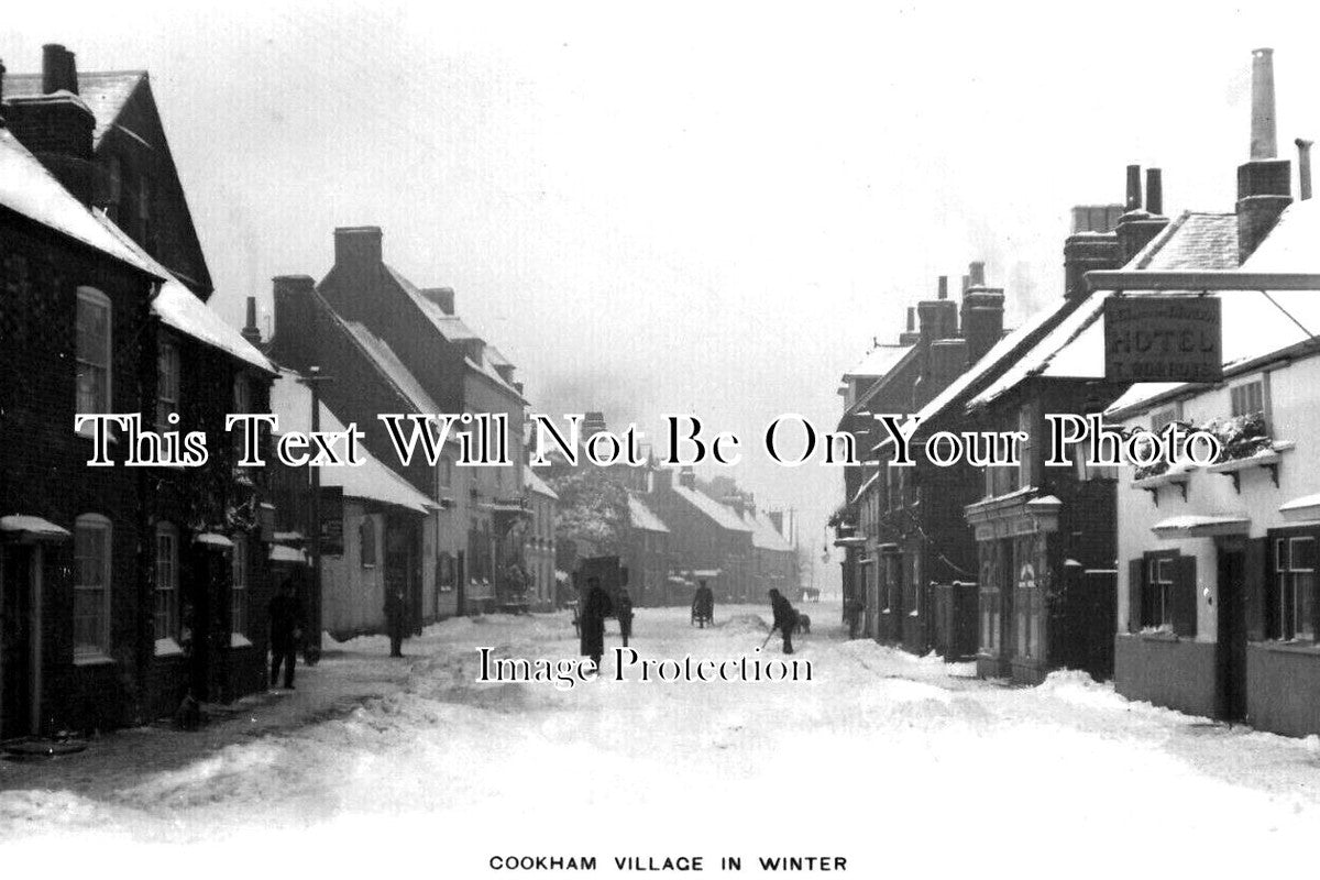 BK 2002 - Cookham Village In Winter, Berkshire c1909