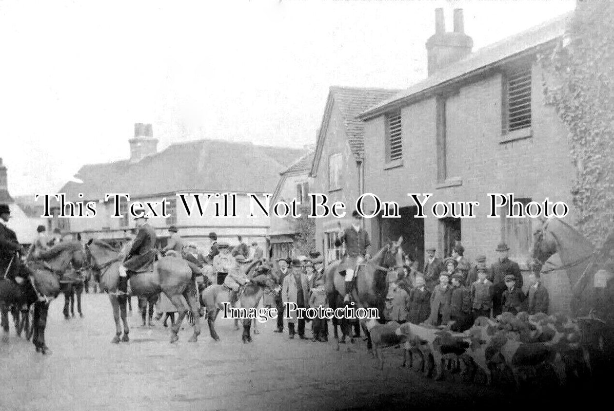 BK 2173 - Pangbourne Hunt Meet, Berkshire 1905