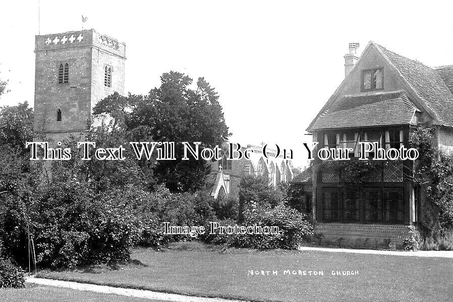 BK 2215 - North Moreton Church, Berkshire c1910