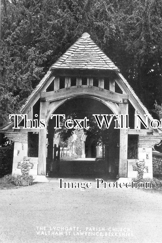 BK 2218 - The Lychgate, Parish Church, Waltham St Lawrence, Berkshire