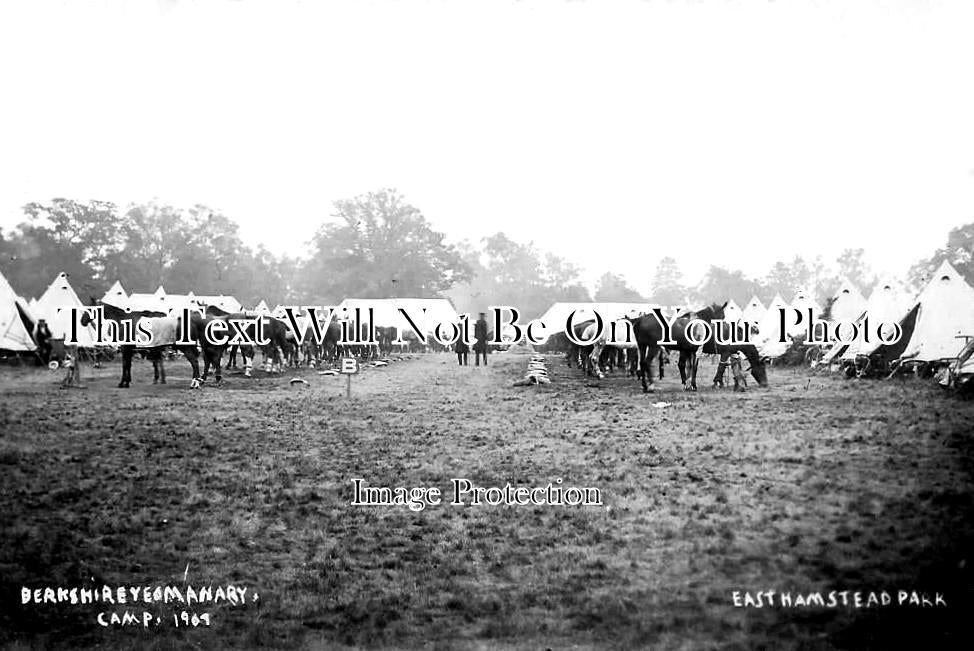 BK 2224 - Berkshire Yeomanry Camp, East Hampstead 1909