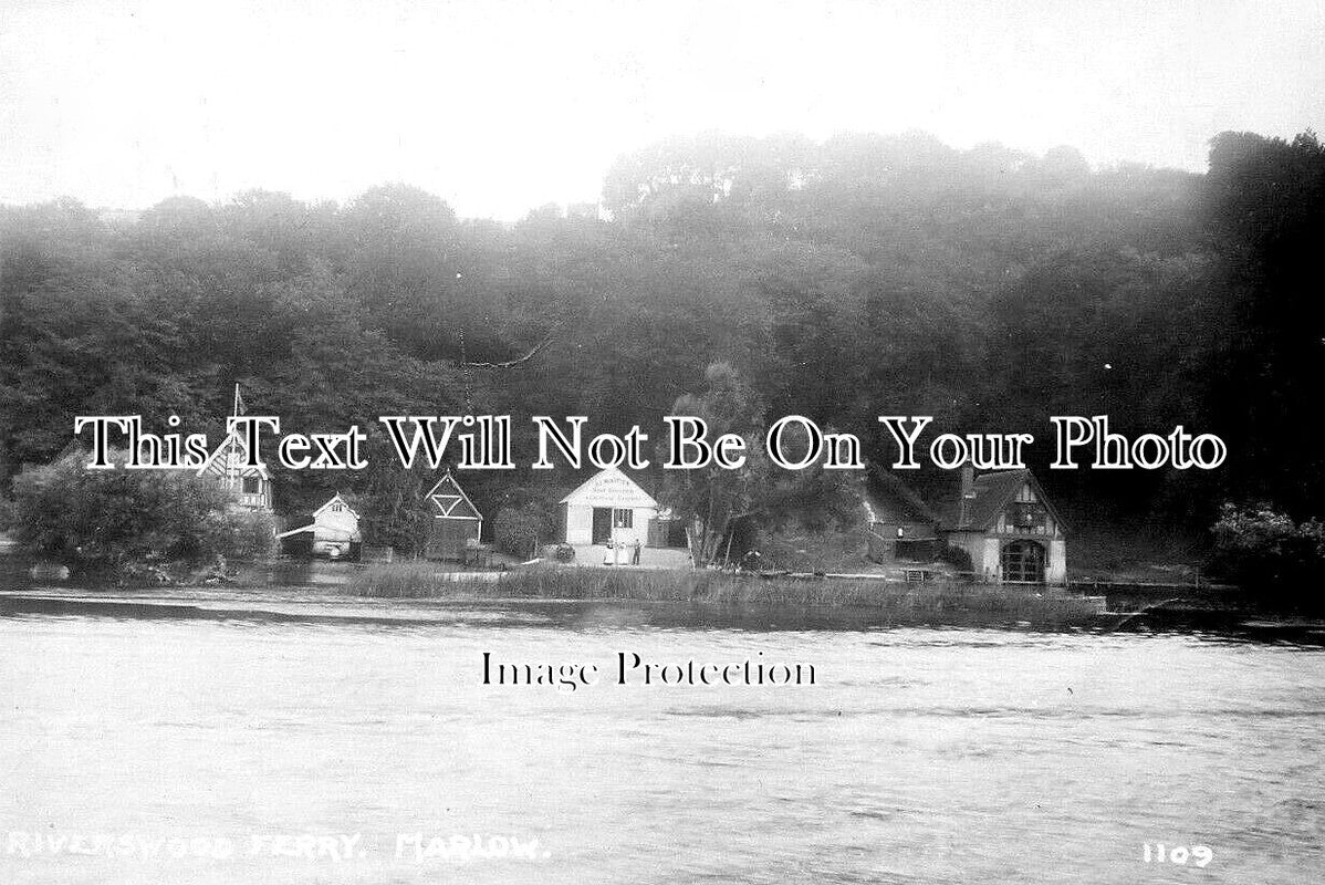 BK 2256 - Riverswood Ferry, Marlow, Berkshire c1912