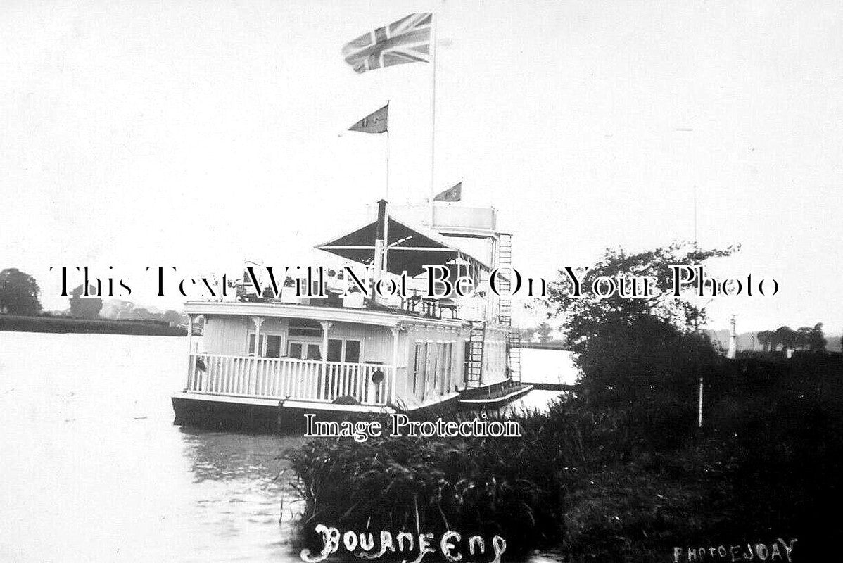 BK 2269 - Bourne End Houseboat, Berkshire c1911