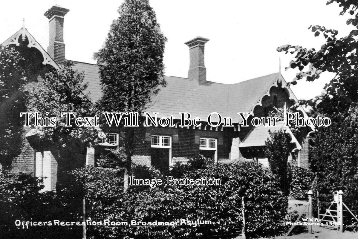 BK 2276 - Officers Recreation Room, Broadmoor Asylum, Berkshire c1913