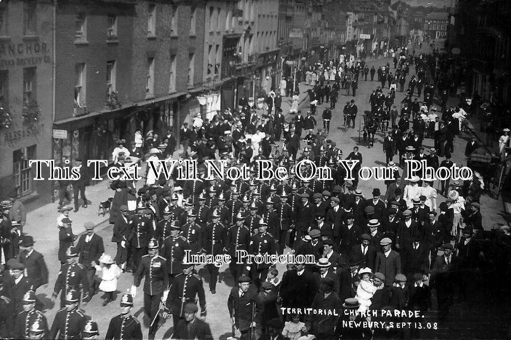 BK 23 - Territorial Army Parade Sept 13th 1908, Newbury, Berkshire