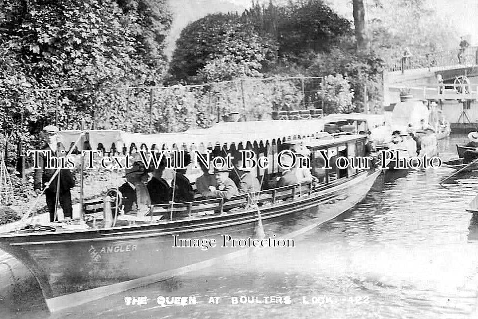 BK 2308 - The Queen At Boulters Lock, Maidenhead, Berkshire 1909