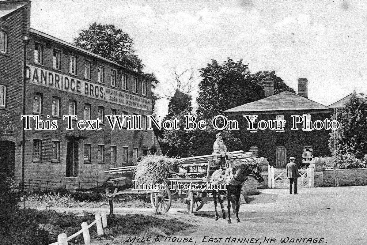 BK 2346 - Mill & House, East Hanney, Wantage, Berkshire c1907