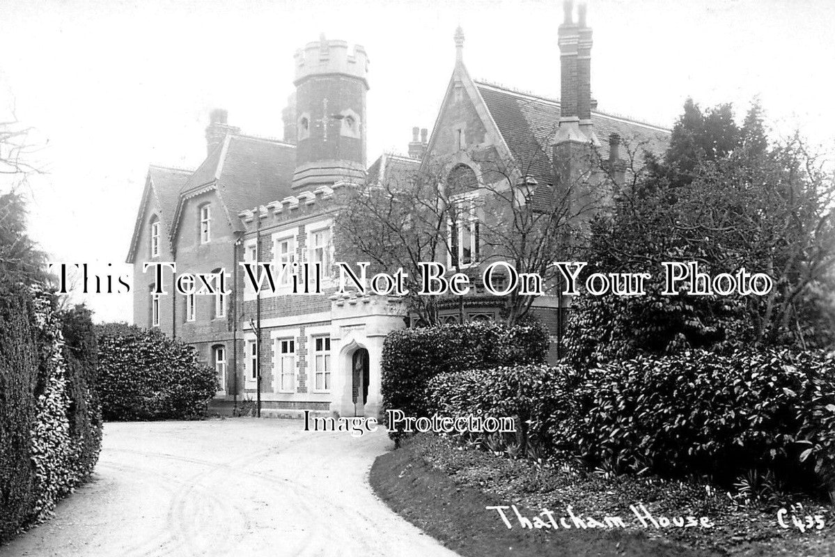 BK 2381 - Thatcham House, Berkshire c1913