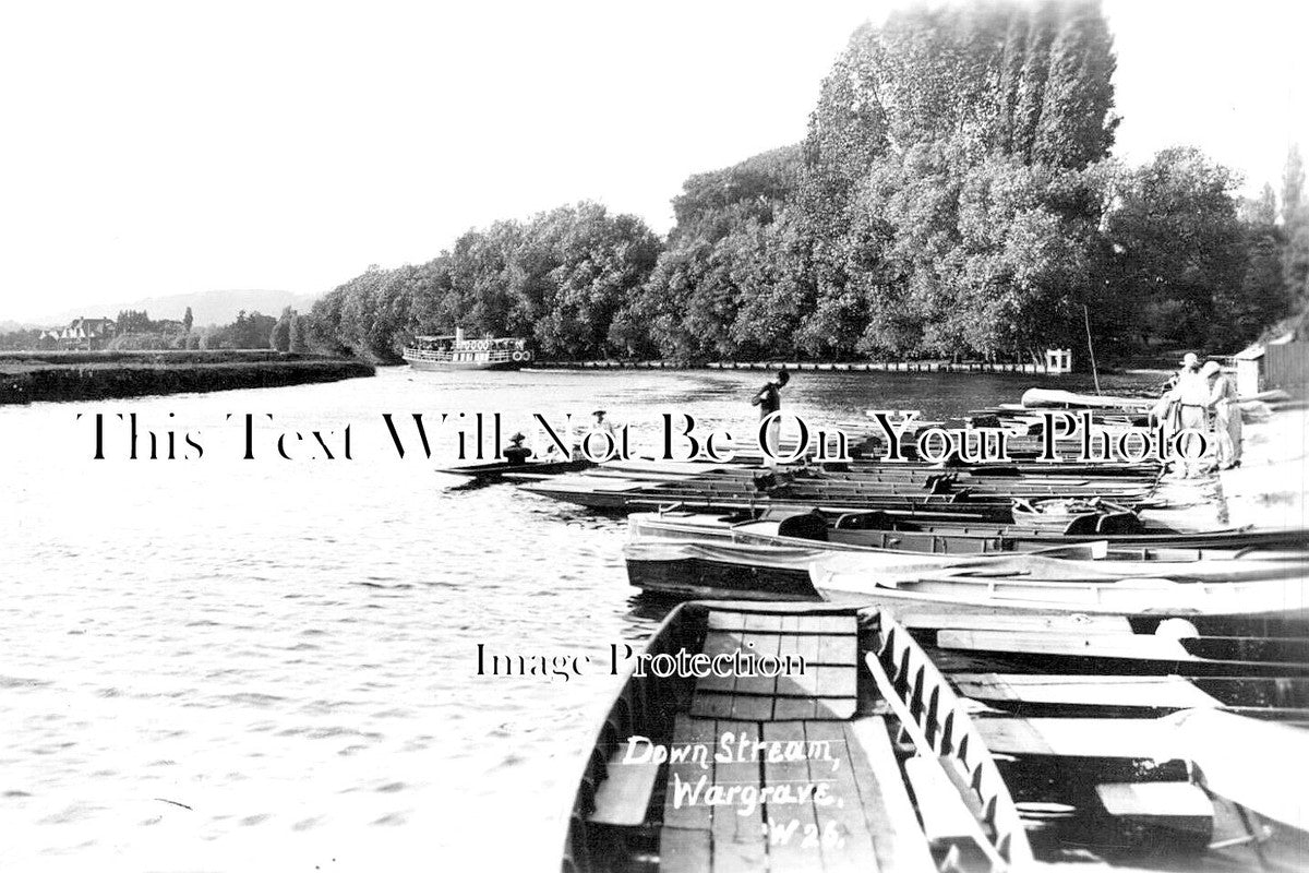 BK 2383 - Down Stream, Wargrave, Berkshire