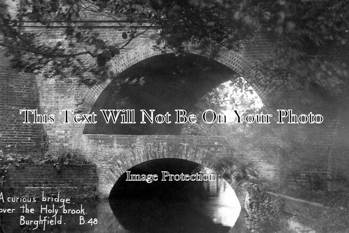 BK 2387 - Bridge Over The Holy Brook, Burghfield, Berkshire c1914
