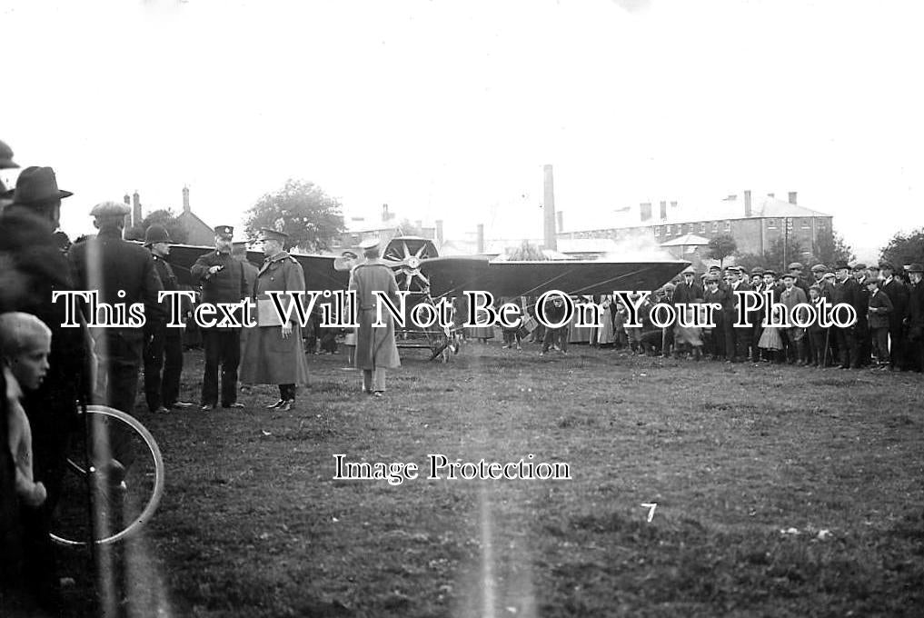 BK 2436 - Aeroplane On Hungerford Common, Berkshire c1912