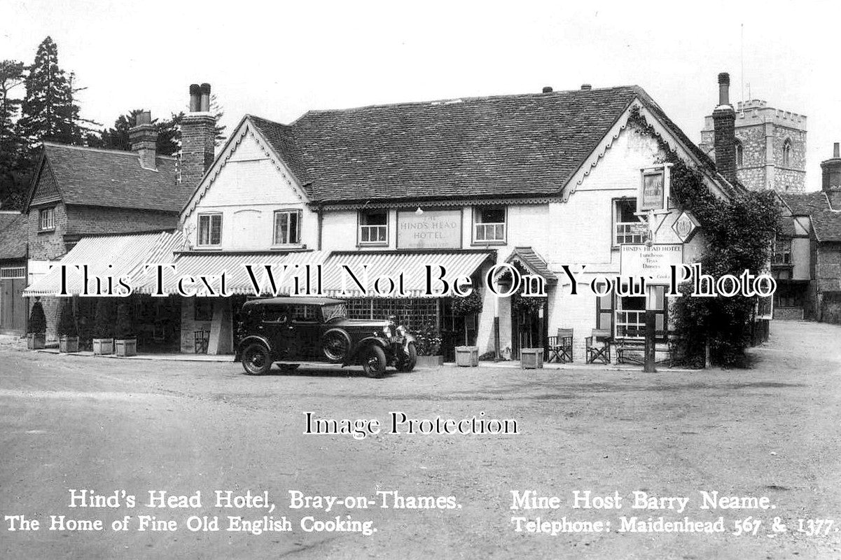 BK 2468 - Hinds Head Hotel, Bray On Thames, Berkshire