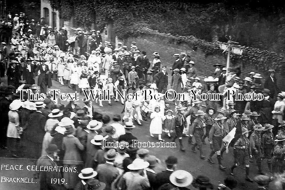 BK 2688 Peace Celebrations Bracknell Berkshire 1919 WW1 JB